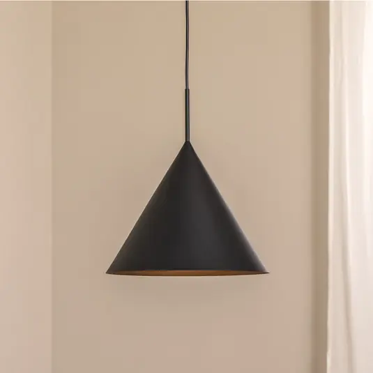 Capital függőlámpa, fekete, 1-lámpás, Ø 32 cm, GX53 Korlátozott ajánlat