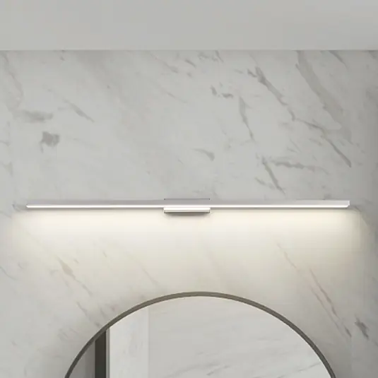 Lindby LED-es fürdőszobai és tükörvilágítás Alenia, 120cm, IP44, szürke Kedvezményes ár