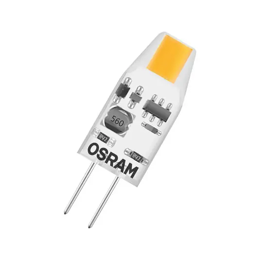 Árengedmény OSRAM LED izzó tűs világos G4 1W 827 Micro 5 darabos csomagban