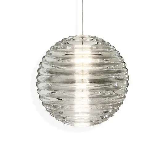 Tom Dixon LED lógó lámpa Press Sphere, átlátszó Ø 30 cm 927 üveg Vedd meg online
