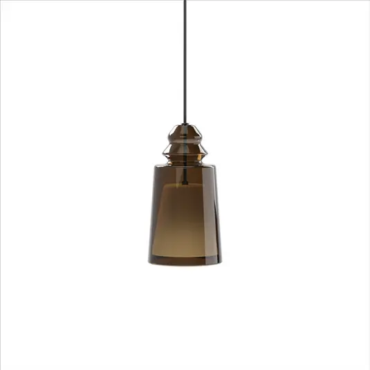 Különleges ajánlat Karman függőlámpa Alibaglass Small, bronz színű, Ø 11 cm
