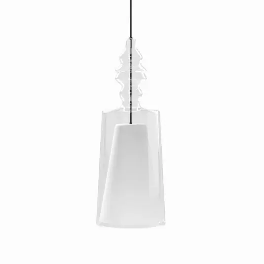 Biztonságos vásárlás Karman függőlámpa Alibaglass Big, átlátszó, Ø 24 cm