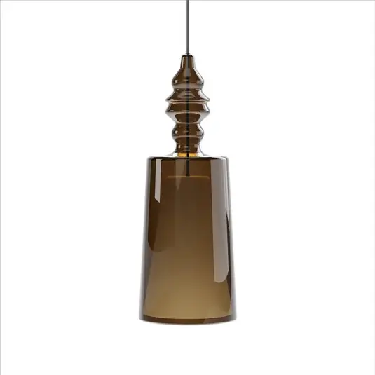 Expressz szállítás Karman függőlámpa Alibaglass Big, bronz színű, Ø 24 cm