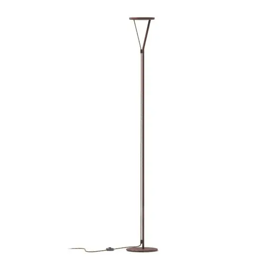 Árengedmény Fabbian LED állólámpa Rio, corten, dimmelhető, 3,000K, fém
