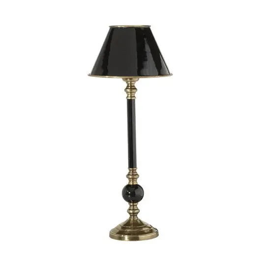 Legnépszerűbb PR Home Abbey Classic asztali lámpa, fekete, 49 cm, fém