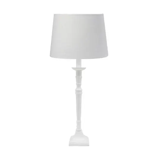 PR Home asztali lámpa Salong Sofia Lin, fehér 55 cm szövet/fém Ne maradj le