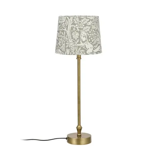 Outlet PR Home asztali lámpa Liam Sofia Eldertree, zöld/réz, 55 cm