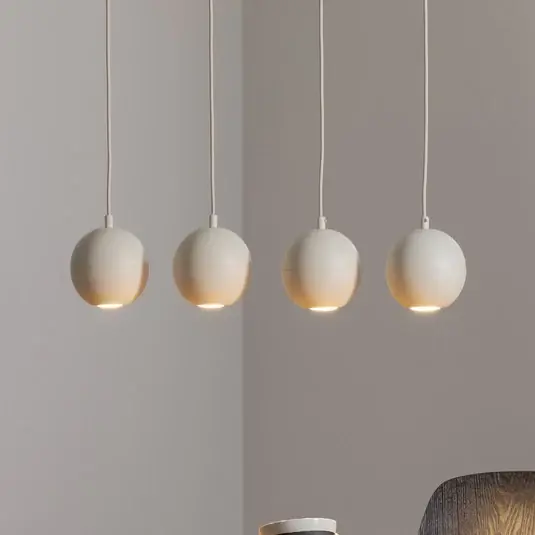 Biztonságos vásárlás Midway lógó lámpa, homokszínű, 4 izzós, 65 cm hosszú, GU10