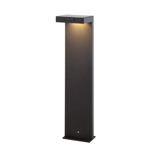 Különleges ajánlat KLEWE LED napelemes lámpa ALA GROUND MAXI, antracit, 65 cm, IP65