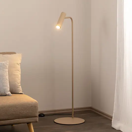 Álló világítás Axion, bézs színű, magasság 115 cm, acél Utolsó esély