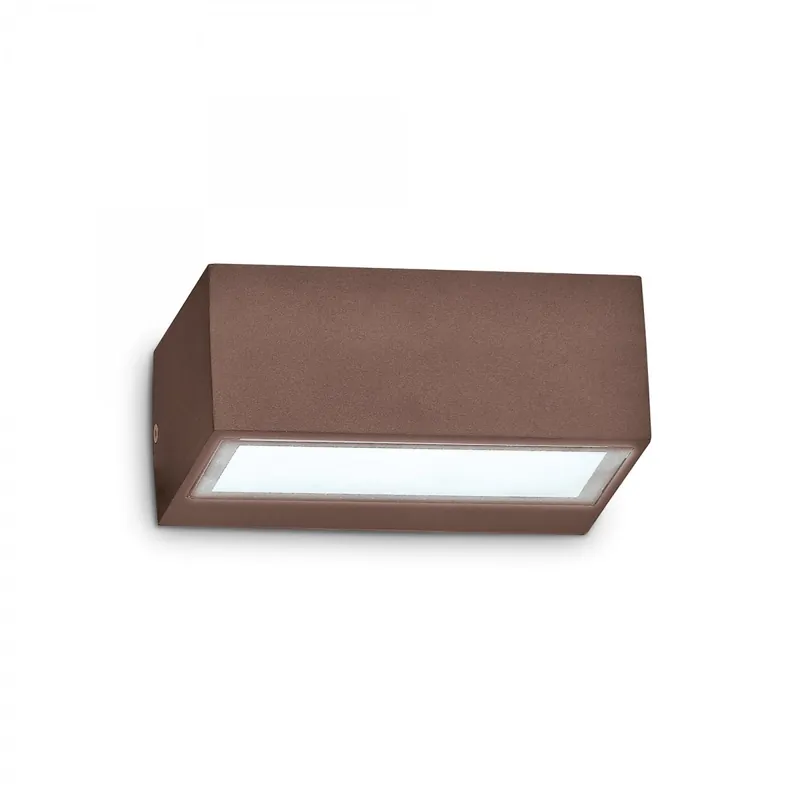Árengedmény Ideal Lux 213330 kültéri fali lámpa Twin 1x28W G9 IP44 - kávészínű