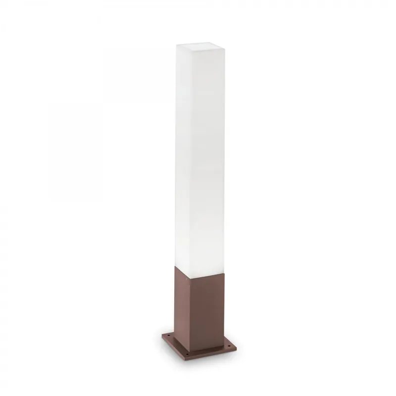 Akció Ideal Lux 213088 kerti oszloplámpa Edo 1x15W GX53 IP44 - kávészínű