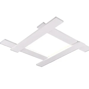 Vedd meg online Trio 675510531 LED mennyezetre vagy falra szerelhető lámpa Belfast 4x3,5W + 1x18W 3320lm 4000K IP20 - különálló kapcsolók, közvetett fény, fehér