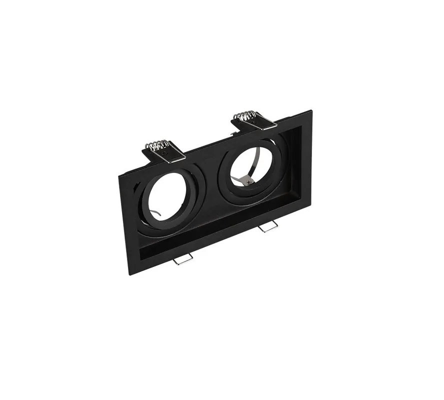 Prémium Trio 651600232 süllyesztett spotlámpa 2x15W Kenai GU10 - fekete
