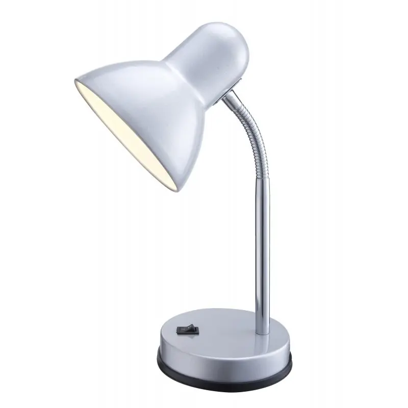 Globo 2487 asztali lámpa Basic 1x40W E27 - ezüst Árengedmény