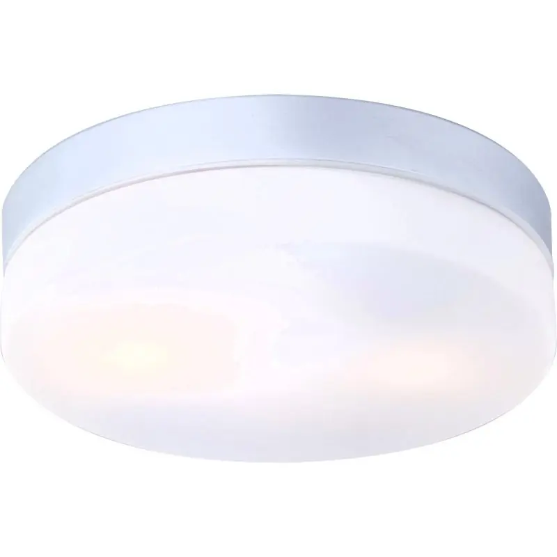 Globo 32112 mennyezeti lámpa Vranos 2x40W E27 ILLU IP44 - ezüst, opál Azonnali szállítás