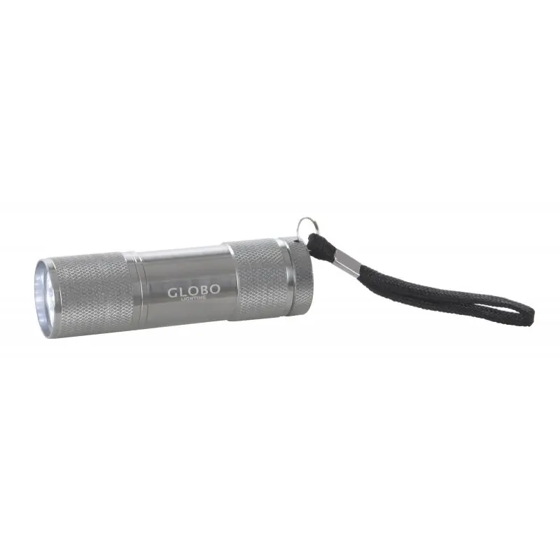 Globo 31903 LED zseblámpa Flashlight 9x0,07W 43lm 6000K - 3xAAA elemmel működik - tartozék, alumínium, ezüst Rendeld meg most