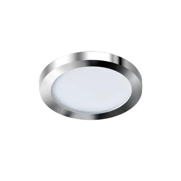 Különleges ajánlat Azzardo AZ2861 LED süllyesztett mennyezeti lámpa Slim 9 Round 1x6W 500lm 3000K IP44 - króm