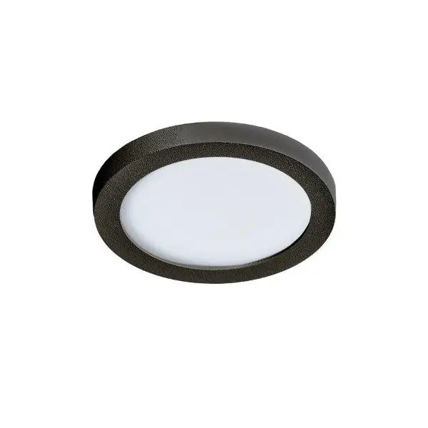 Azzardo AZ2834 LED mennyezeti süllyesztett lámpa Slim 9 Round 1x6W 500lm 3000K IP44 - fekete Biztonságos fizetés