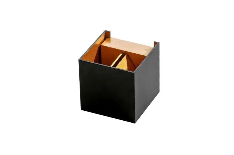 Expressz szállítás Azzardo AZ2814 fali lámpa 1x40W Leticia G9 IP20 - fekete, arany