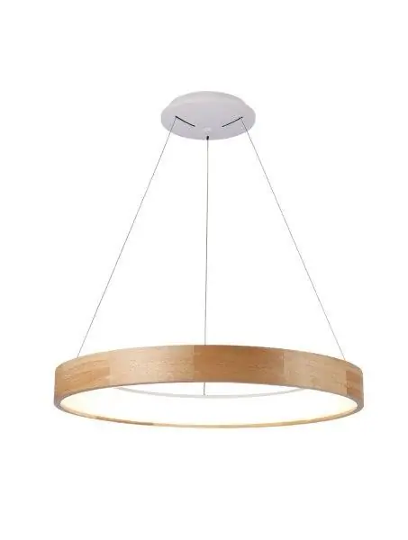 Azzardo AZ2699 LED mennyezeti függőlámpa Silvam 65 függeszték 1x50W 3250lm 3000K IP20 - fa Ajánlat