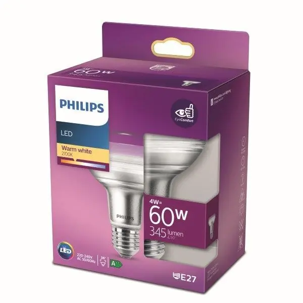 Philips 8718699773854 LED izzó 1x4W E27 345lm Rendeld meg most