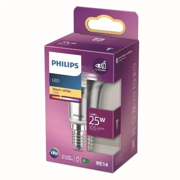 Philips 8718699773793 LED izzó 1x2,8W E14 210lm 2700K - melegfehér, Eyecomfort Kedvezmény