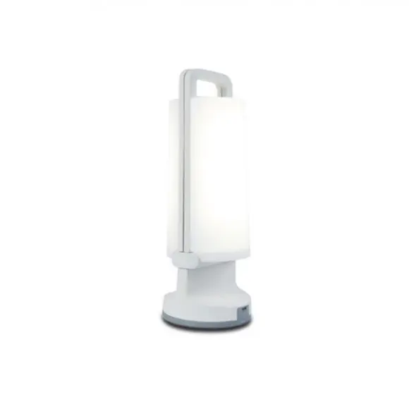 Lutec LT6904101331 LED kültéri hordozható napelemes lámpa Dragonfly 1x1W 120 lm 4000K - 3 fázisú fényerőszabályzó, USB, fehér Árcsökkenés