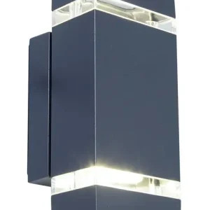 Árcsökkenés Lutec LT5605013118 LED fali lámpa Focus 1x8w 300lm 4000K IP44 - sötétszürke
