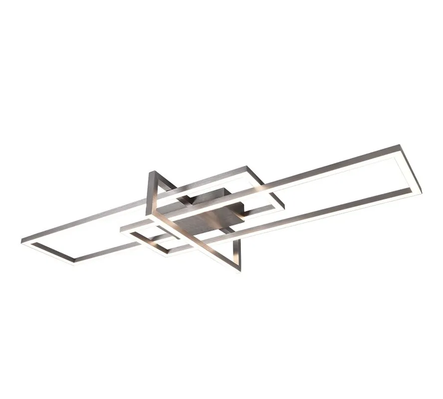 Trio 620310307 LED mennyezetre szerelhető lámpa Salinas 1x34W SMD 3900lm 3000K - 3 fázisú fényerő-szabályozás, matt nikkel Nézd meg most