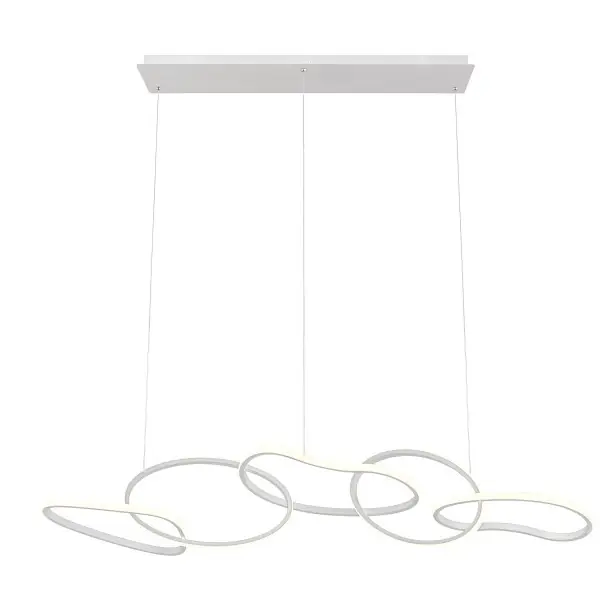Népszerű Redo 01-3391 LED mennyezeti függőlámpa BIAS 120W integrált LED forrás 9433lm 3000+4500+6500K