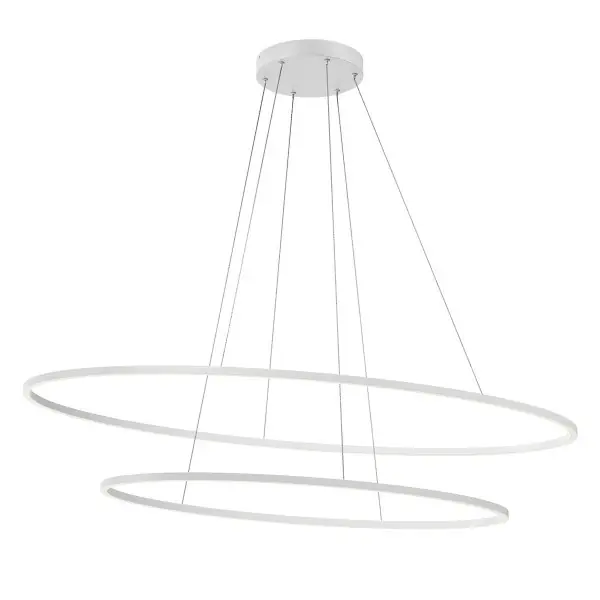Gyors kiszállítás Redo 01-3342 LED mennyezeti függőlámpa LEO 108W integrált LED forrás 6974lm 3000+4000K