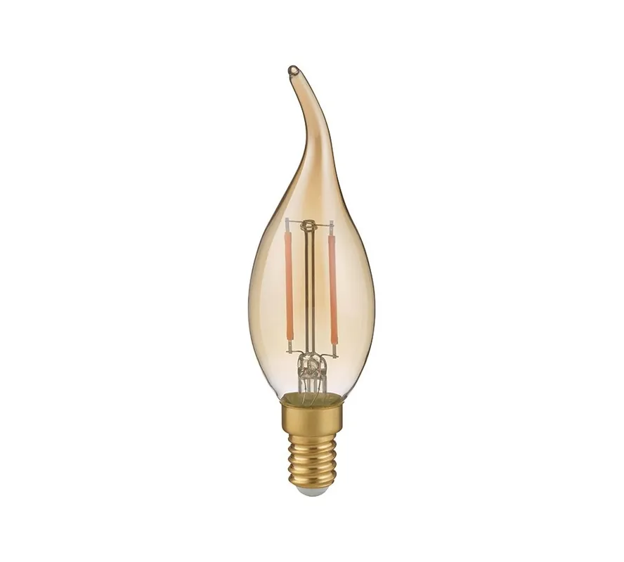 Szuper akció Trio 990-4790 LED izzó Windstosskerze 1x4W E14 400lm 2700K - borostyán