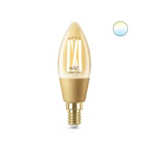 Vedd meg online WiZ Tunable white 8718699787257 LED dizájn izzó E14 1x4,9W 370lm 2000-5000K