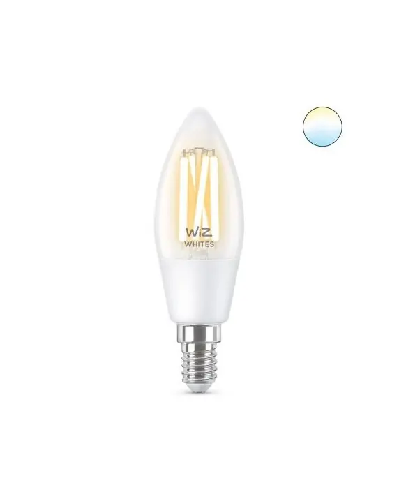 WiZ Tunable white 8718699787196 intelligens LED szénszálas izzó E14 1x4,9W 470lm 2700-6500K Szezonális akció