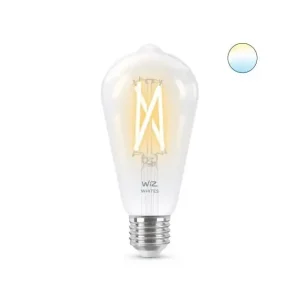 WiZ Tunable white 8718699787172 intelligens LED szénszálas izzó E27 1x6,7W 806lm 2700-6500K Szezonális akció
