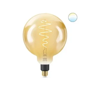 WiZ Tunable white 8718699786830 intelligens LED dizájn izzó E27 1x6,5W 390lm 2000-5000K - földgömb alakú, nagy izzó Prémium
