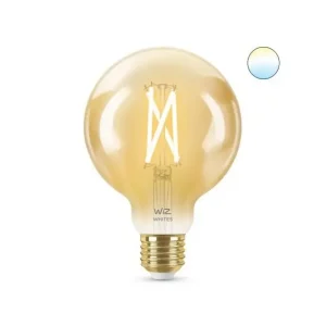 Bestseller WiZ Tunable white 8718699786793 intelligens LED dizájn izzó E27 1x6,7W 640lm 2000-5000K - földgömb alakú