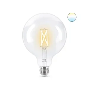 Vásárlói kedvenc WiZ Tunable white 8718699786717 intelligens LED szénszálas izzó E27 1x6,7W 806lm 2700-6500K - földgömb alakú