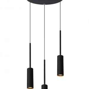 Azonnal elérhető Lucide 24401/21/30 LED mennyezeti függőlámpa Tubule 3x7W 3 x 644lm 2700K - fekete