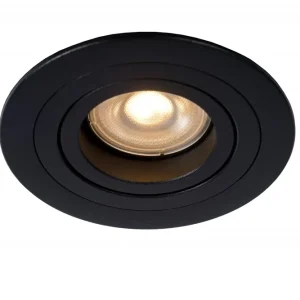 Azonnal elérhető Lucide 22954/01/30 süllyesztett spotlámpa Tube 1x50W GU10 - fekete, állítható, szabályozható