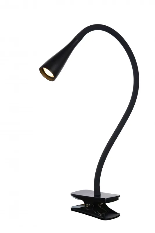 Lucide 18256/03/30 LED asztali kislámpa klipszel Zozy 1x4W 250lm 3000K - fekete, szabályozható Vedd meg online