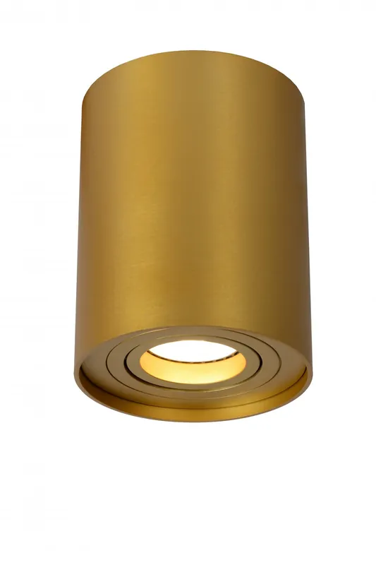 Lucide 22952/01/02 mennyezeti spotlámpa Tube 1x50W GU10 - sárgaréz, állítható, Prémium