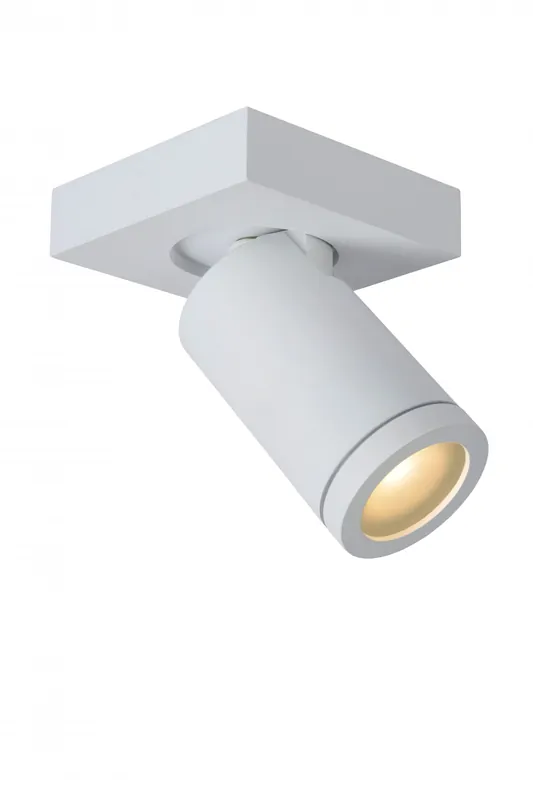 Lucide 09930/05/31 mennyezeti spotlámpa 1x5W LED GU10 320lm 2200K/3000K IP44 - az izzó a csomag tartalma, fehér, állítható, szabályozható, CCT Szezonális akció