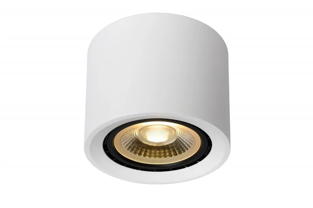 Nézd meg most Lucide 09921/12/31 mennyezeti spotlámpa Fedler 1x12W LED GU10 820lm 2200K/3000K - az izzó a csomag tartalma, fehér, szabályozható, CCT