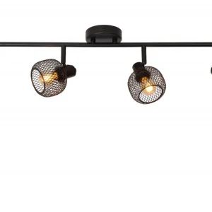 Rendeld meg most Lucide 77978/04/30 mennyezeti spotlámpa Maren 4x40W E14 - fekete, állítható, szabályozható