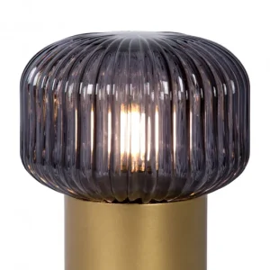 Vedd meg most Lucide 78595/01/02 asztali kislámpa Jany 1x40W E14 - sárgaréz, kábelkapcsoló