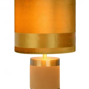 Ajánlat Lucide 10500/81/34 asztali kislámpa Extravaganza Frizzle 1x40W E14 - sárga, fém, kábelkapcsoló