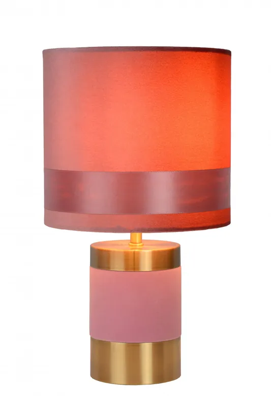 Kihagyhatatlan ajánlat Lucide 10500/81/66 asztali kislámpa Extravaganza Frizzle 1x40W E14 - rózsaszín, fém, kábelkapcsoló