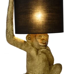 Expressz kézbesítés Lucide 10502/81/30 asztali kislámpa Extravaganza Chimp 1x40W E14 - fekete, kábelkapcsoló